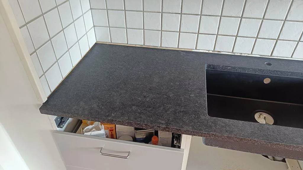 Køkkenbordplade i Angola Black, Staffanstorp – billede 8