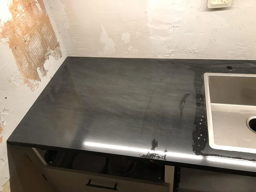 Køkkenbordplade i Anthracite Elegante, Mölndal – billede 3
