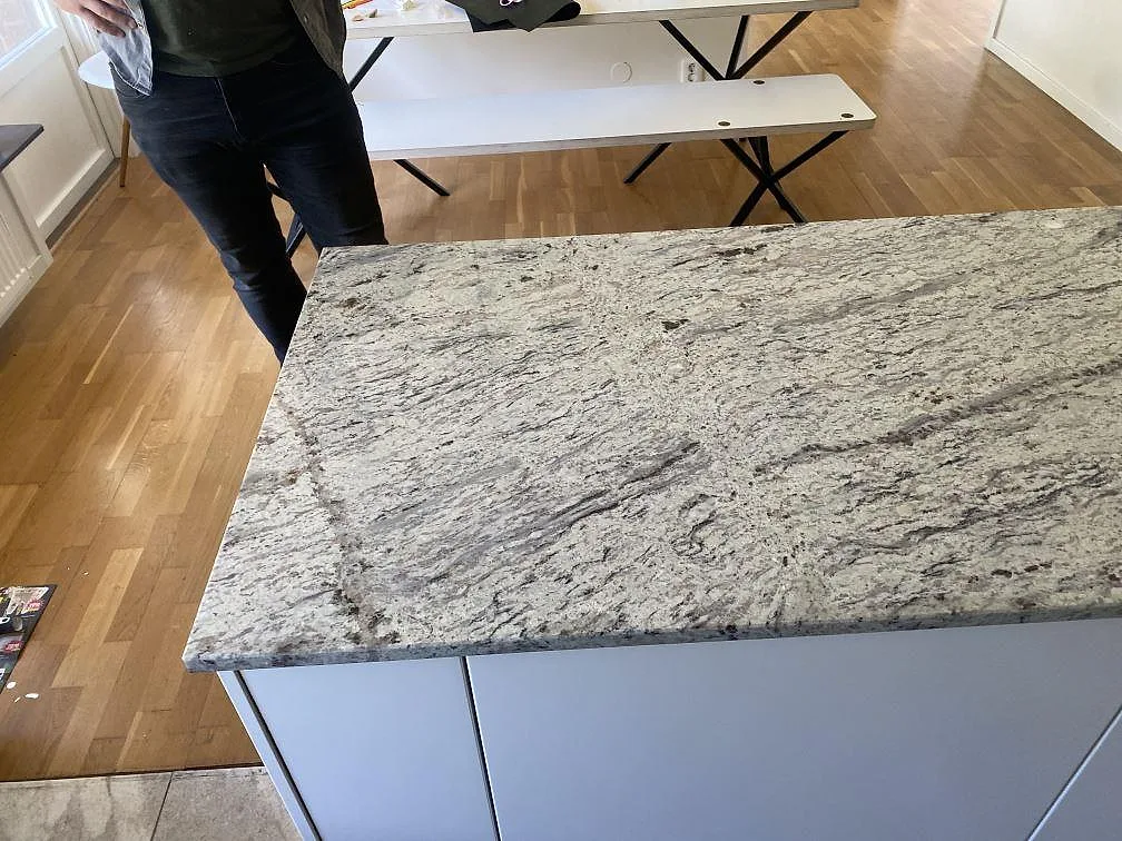 Køkkenbordplade i Antique White, Älmhult – billede 7