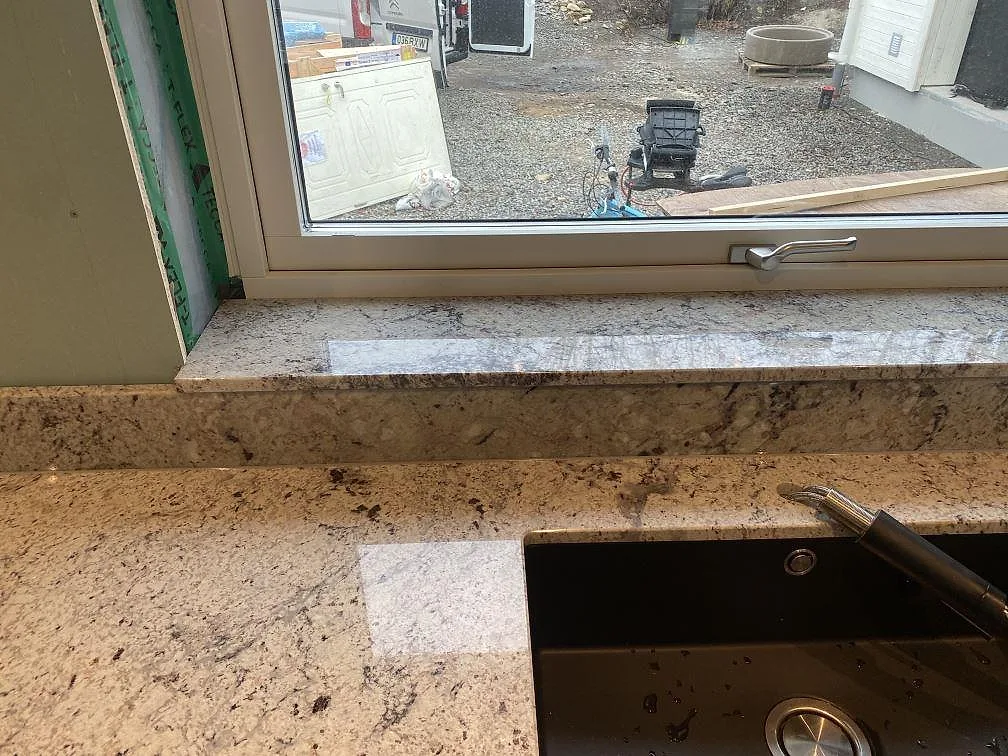 Køkkenbordplade i Antique White, Falkenberg – billede 4