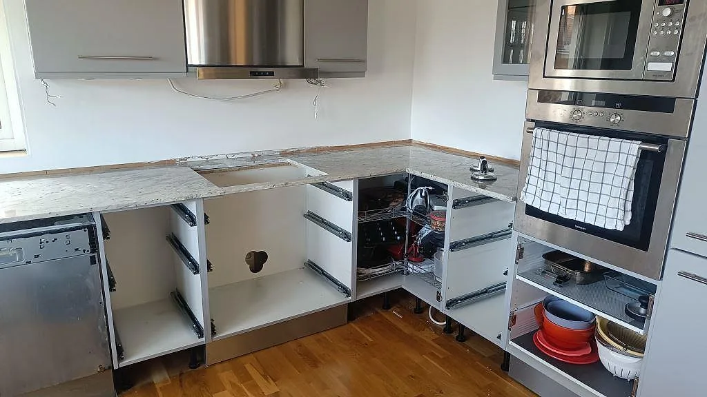 Køkkenbordplade i Antique White, Frillesås – billede 2