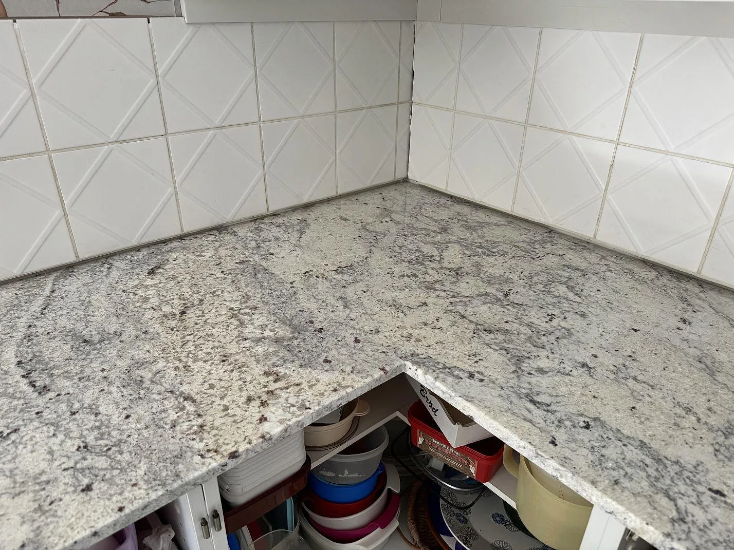 Køkkenbordplade i Antique White, Gärds Köpinge – billede 6