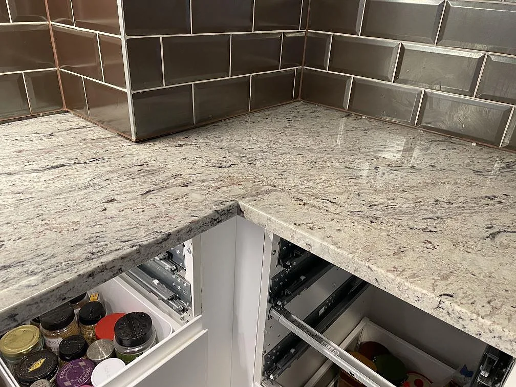 Køkkenbordplade i Antique White, Malmö – billede 6