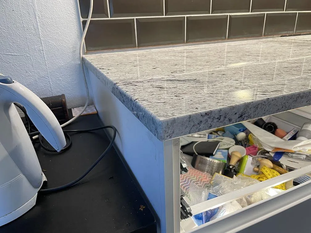 Køkkenbordplade i Antique White, Malmö – billede 8