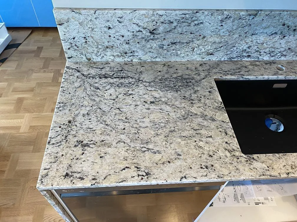 Køkkenbordplade i Antique White, Svedala – billede 5