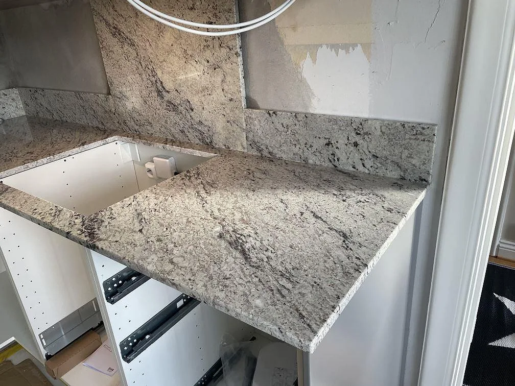 Køkkenbordplade i Antique White, Tomelilla – billede 6