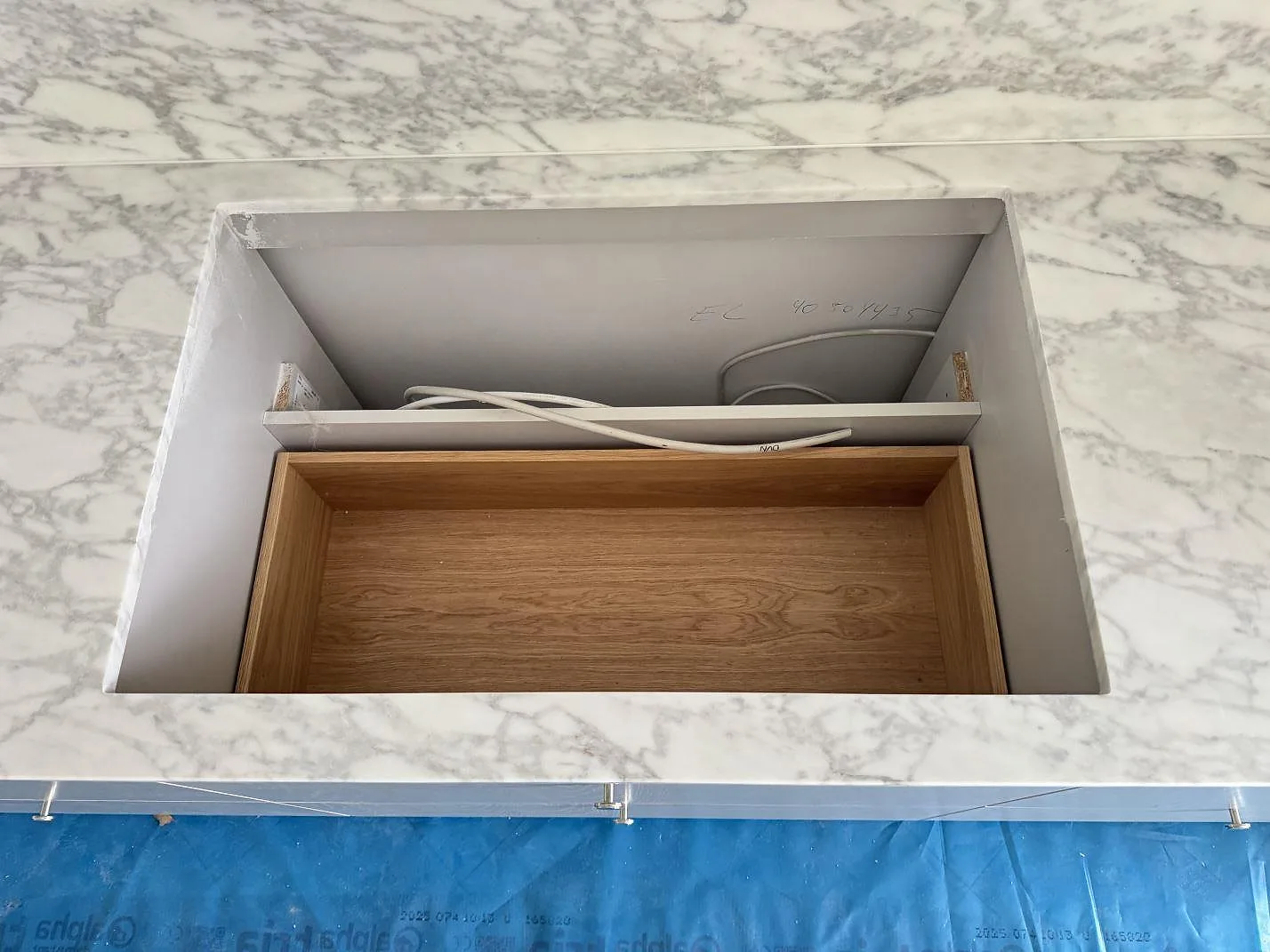 Køkkenbordplade i Arabescato, Charlottenlund – billede 8