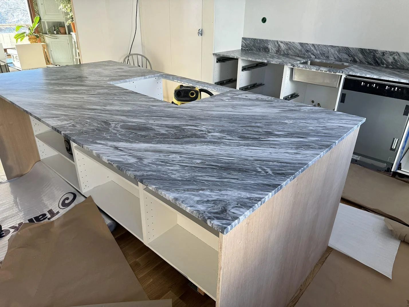 Køkkenbordplade i Bardiglio, Lindome – billede 2