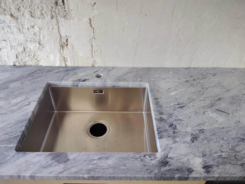 Køkkenbordplade i Bardiglio, Stockholm – billede 2