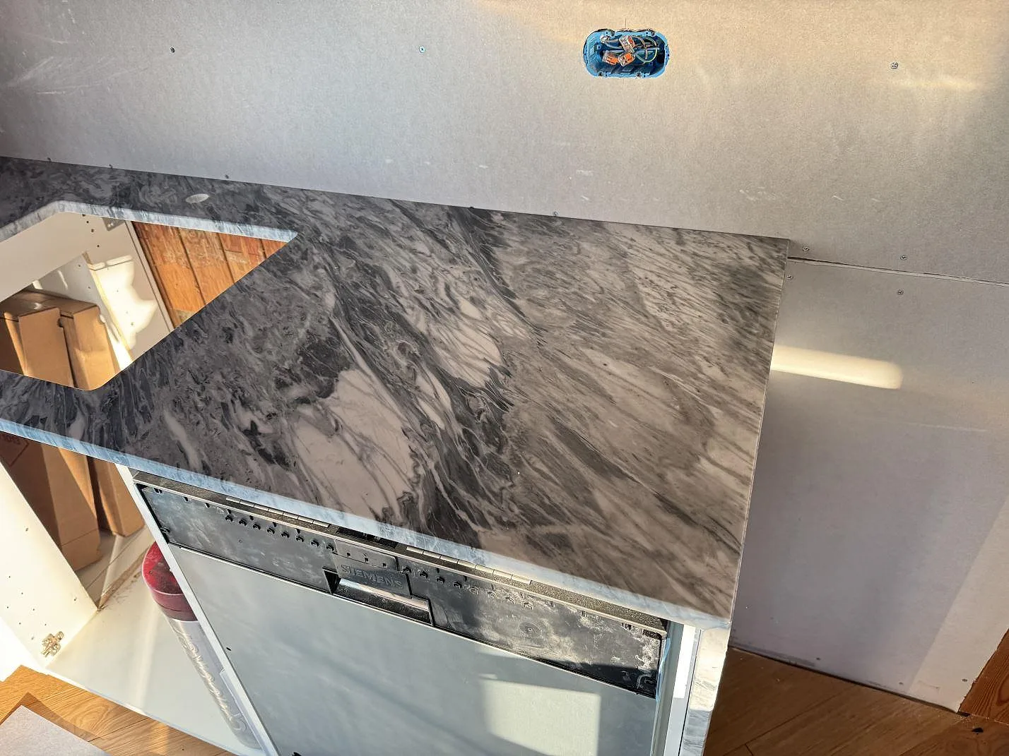Køkkenbordplade i Bardiglio, Tisvilde – billede 6