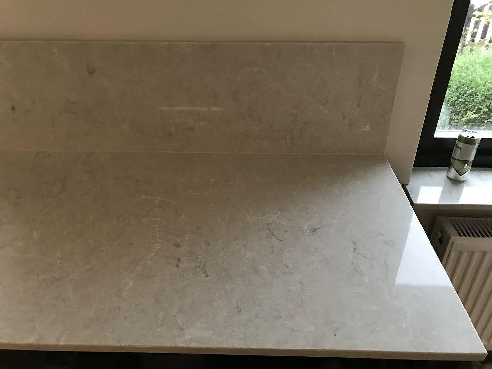 Køkkenbordplade i Bianco Drift, Lomma – billede 7