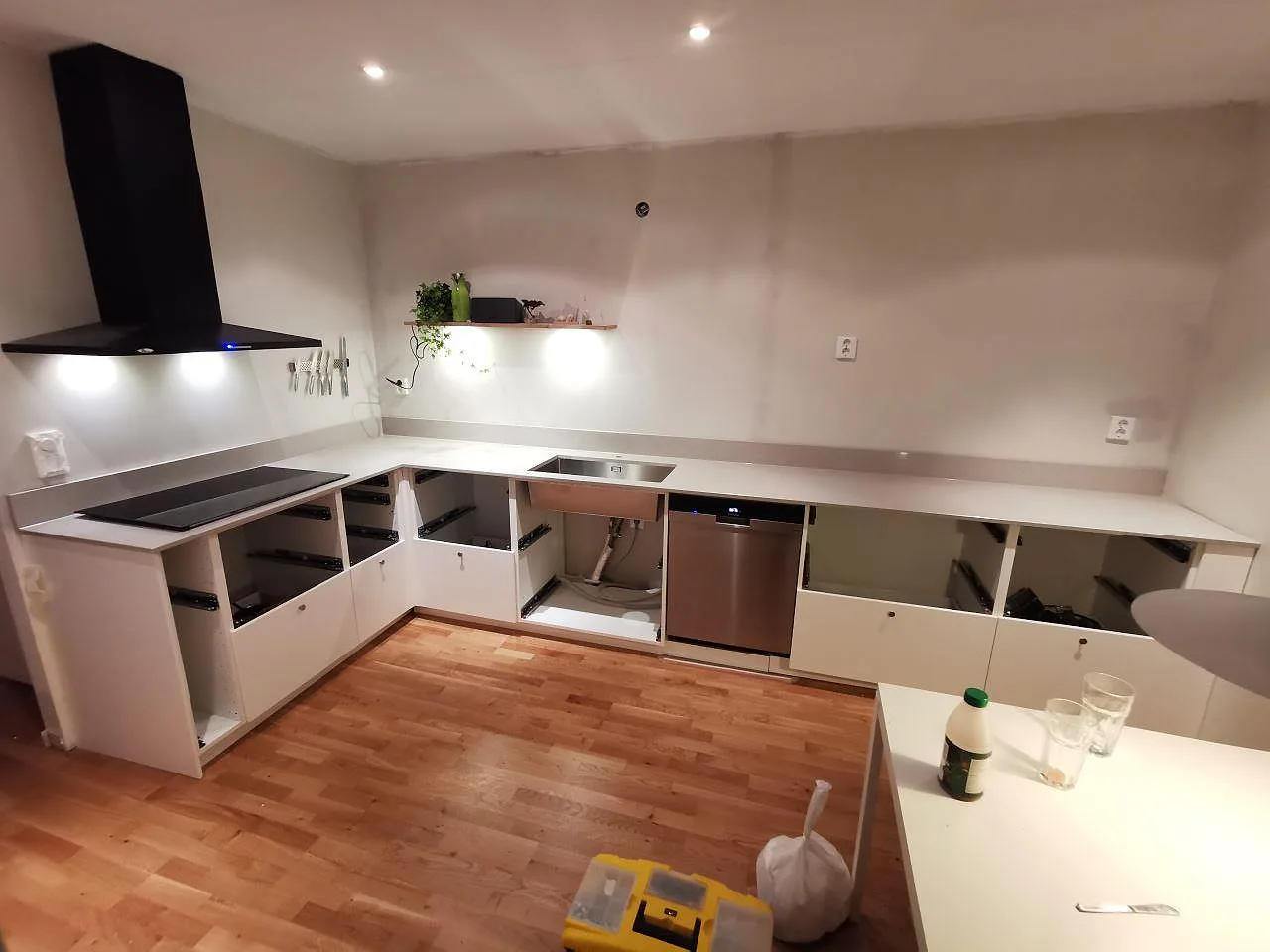 Køkkenbordplade i Caesarstone Clamshell, Billdal