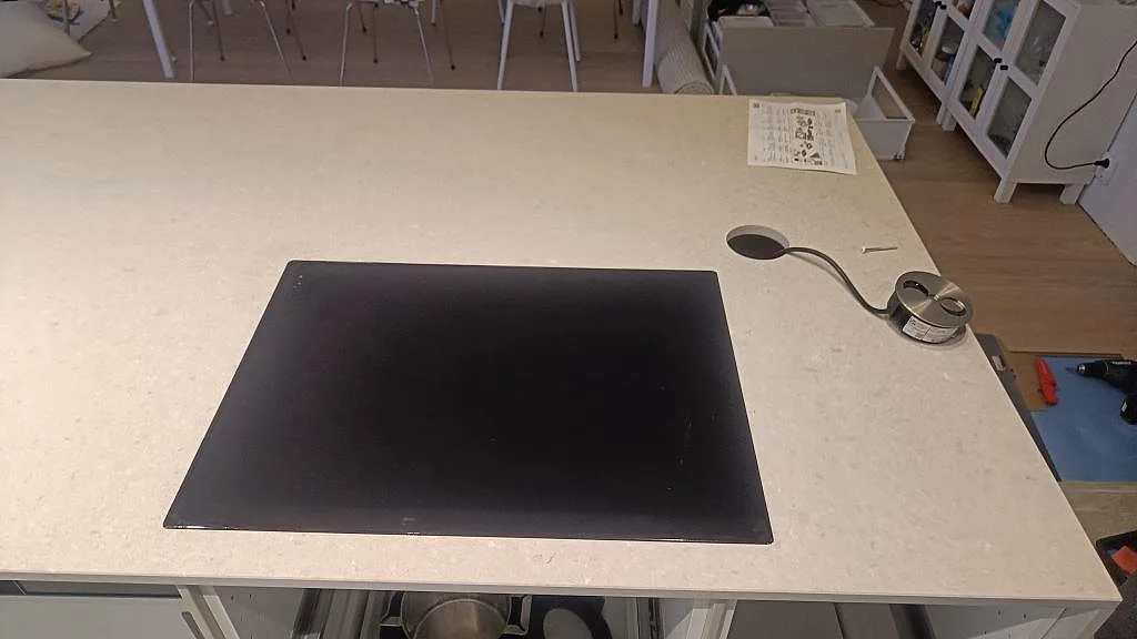 Køkkenbordplade i Caesarstone Clamshell, Lomma – billede 4