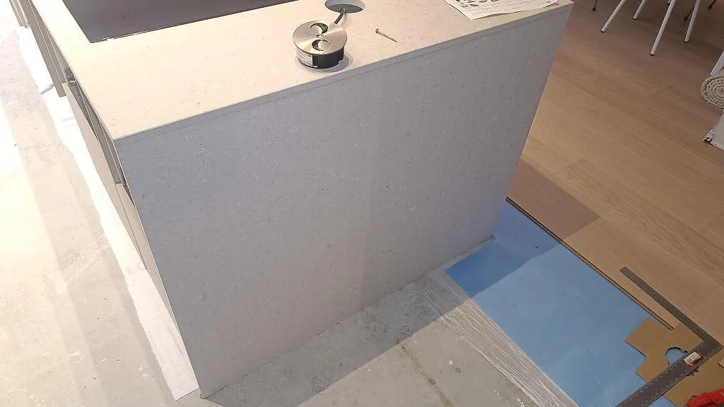Køkkenbordplade i Caesarstone Clamshell, Lomma – billede 6