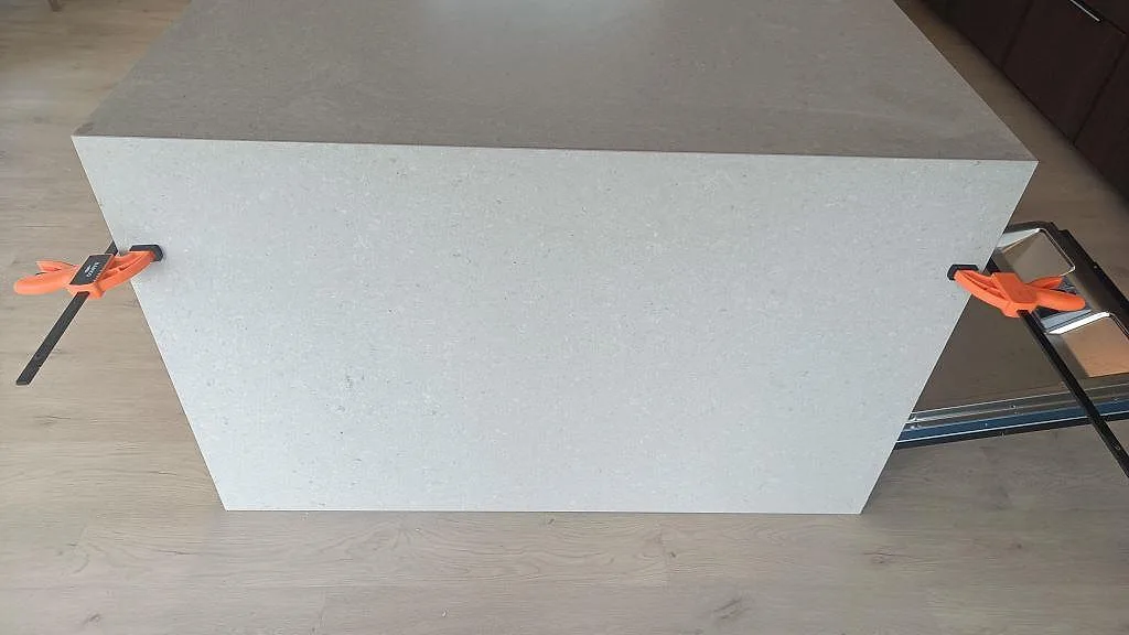 Køkkenbordplade i Caesarstone Clamshell, Nättraby – billede 5