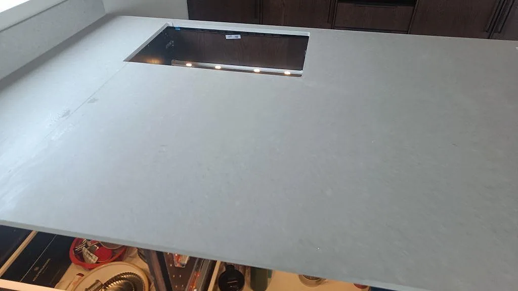 Køkkenbordplade i Caesarstone Clamshell, Nättraby – billede 6