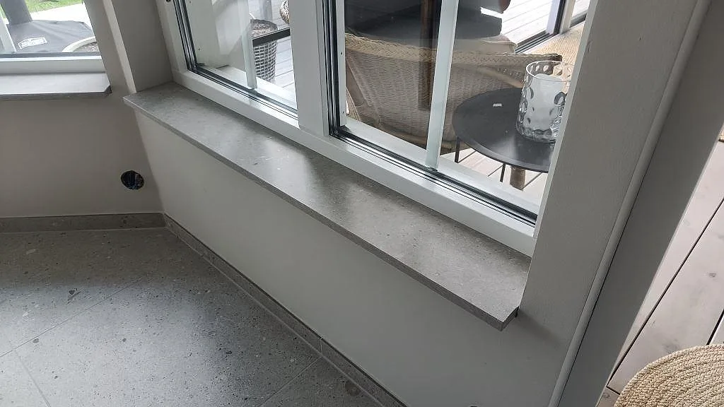 Køkkenbordplade i Caesarstone Clamshell, Södra Sandby – billede 4