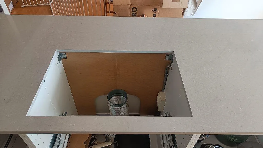 Køkkenbordplade i Caesarstone Clamshell, Torslanda – billede 4