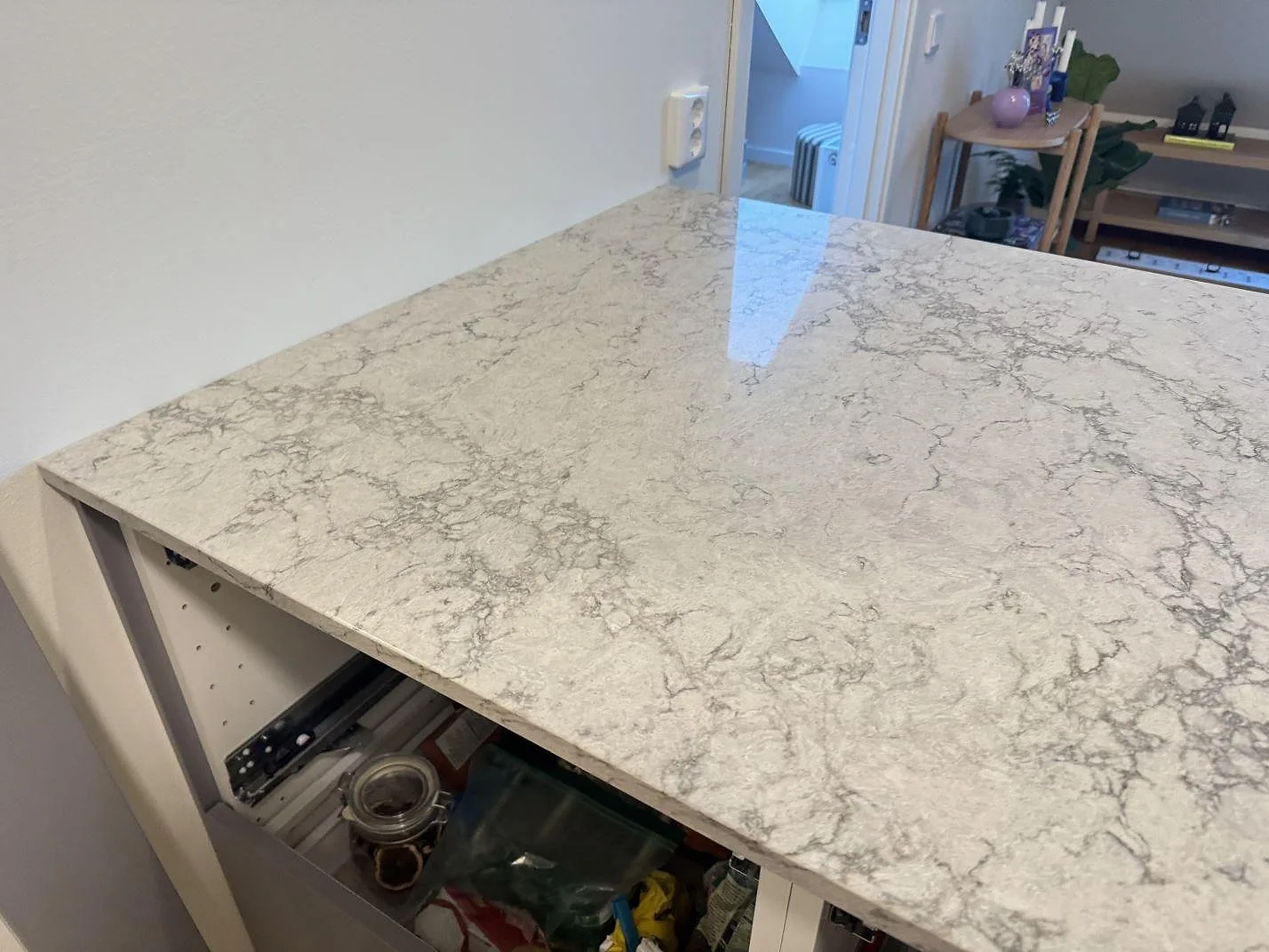 Køkkenbordplade i Caesarstone Moorland Fuge, Göteborg – billede 4