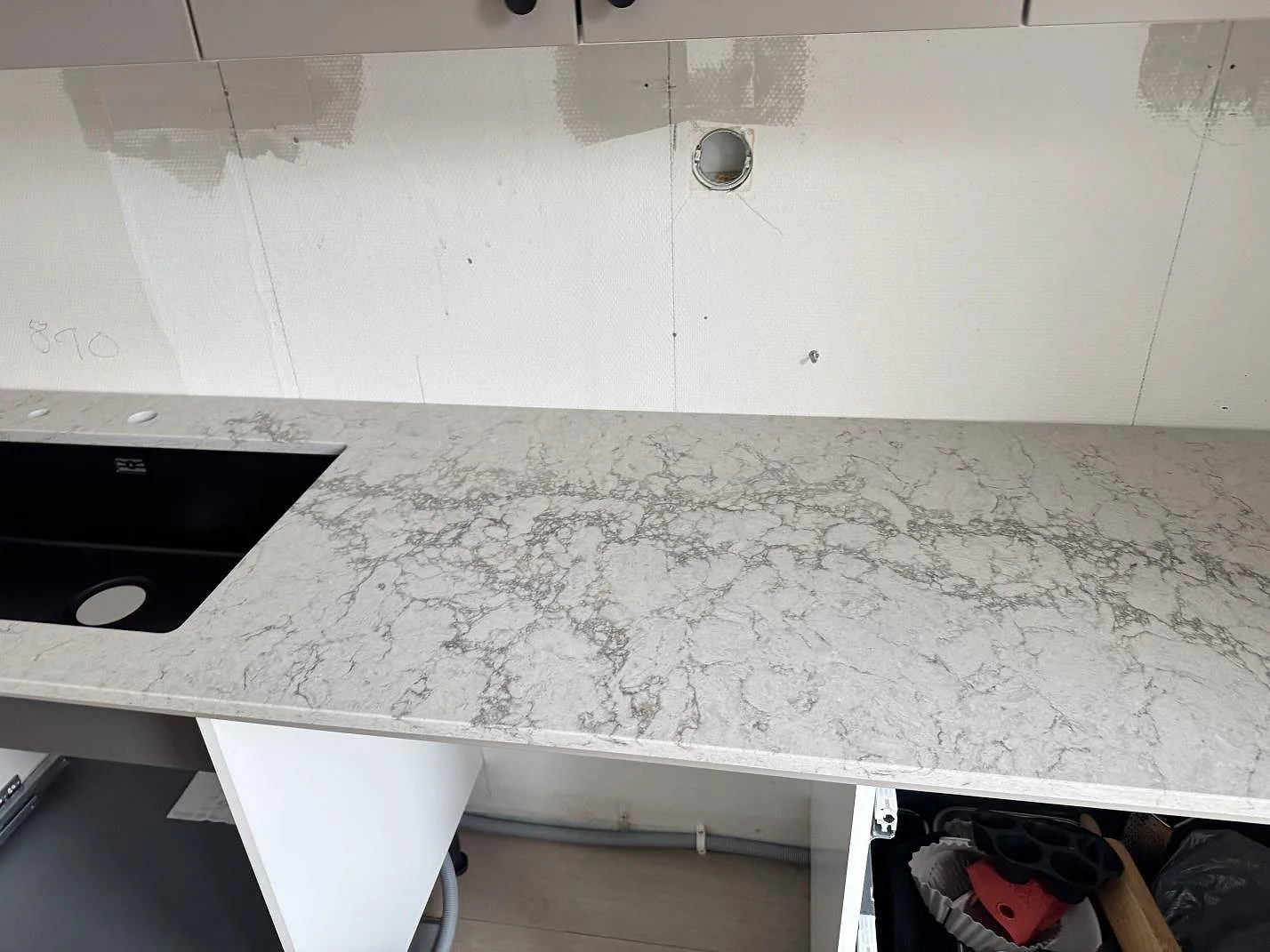 Køkkenbordplade i Caesarstone Moorland Fuge, Lund – billede 4