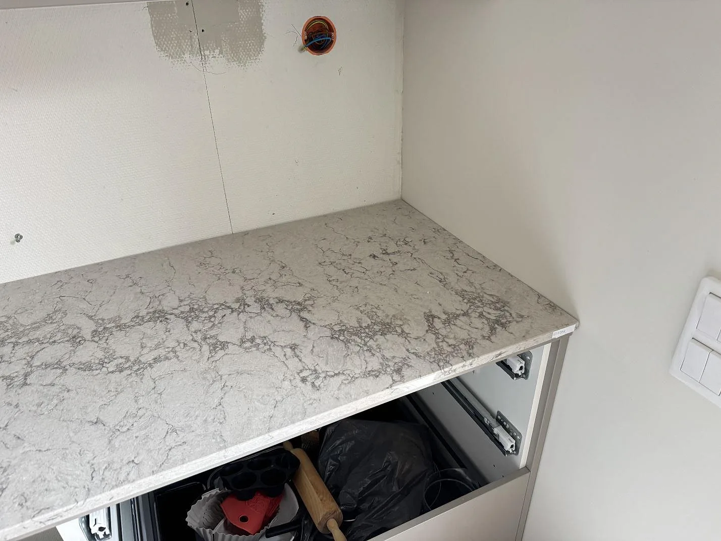 Køkkenbordplade i Caesarstone Moorland Fuge, Lund – billede 7