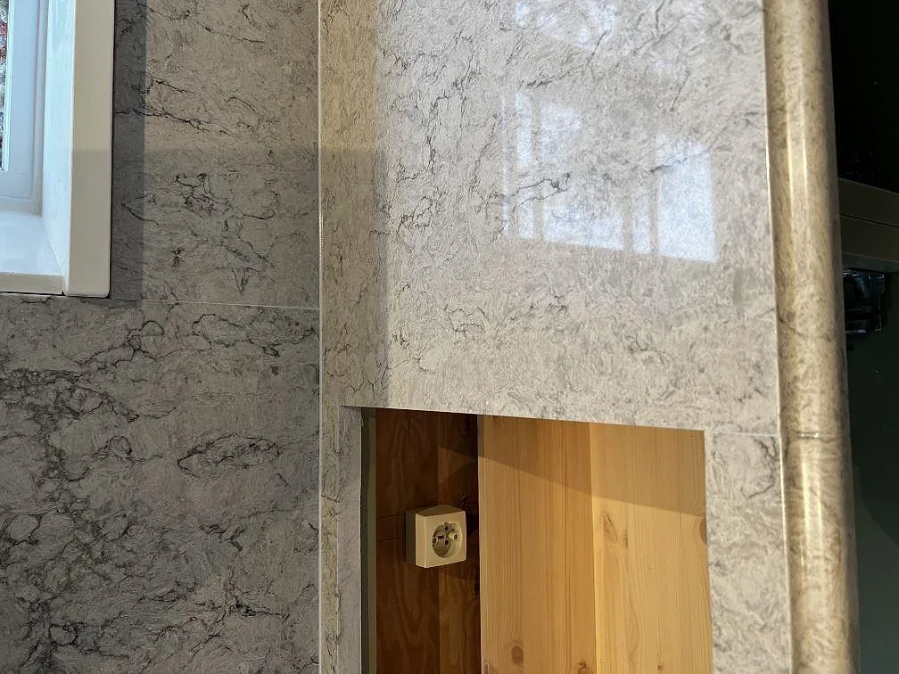 Køkkenbordplade i Caesarstone Moorland Fog, Moheda – billede 6