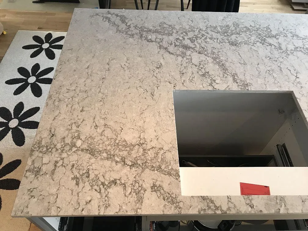 Køkkenbordplade i Caesarstone Moorland Fog, Västra Frölunda – billede 8