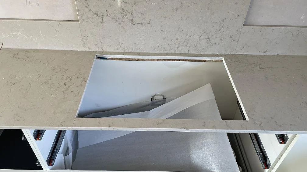 Køkkenbordplade i Caesarstone Taj Royale 5212, Lomma – billede 8