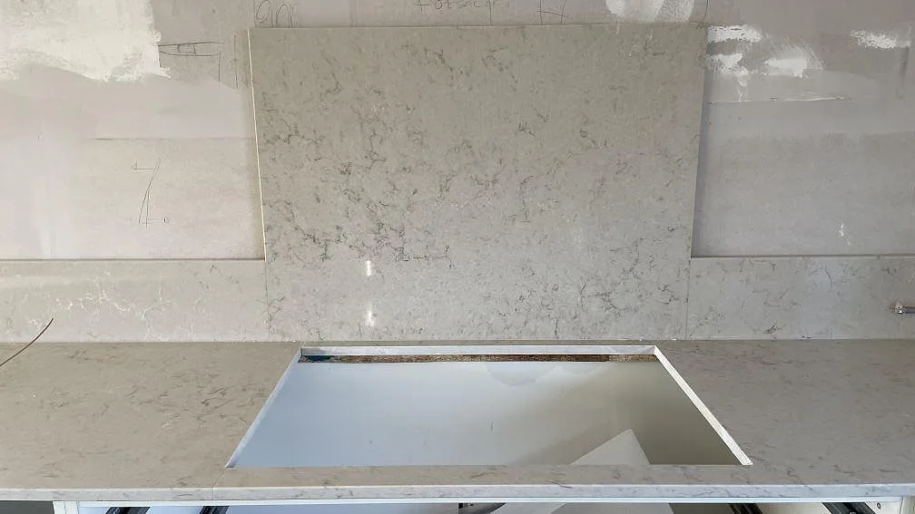 Køkkenbordplade i Caesarstone Taj Royale 5212, Lomma – billede 7