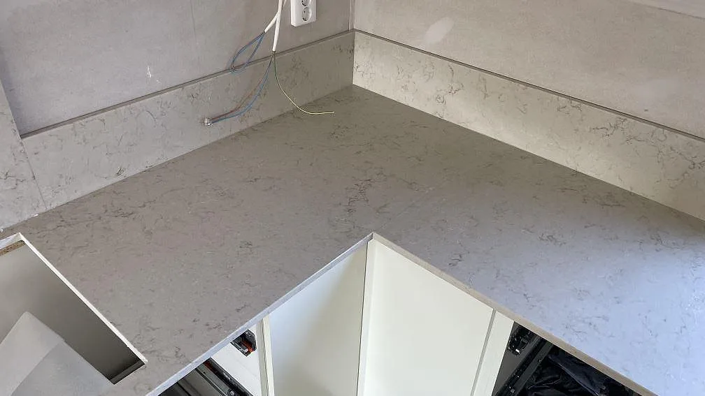 Køkkenbordplade i Caesarstone Taj Royale 5212, Lomma – billede 5