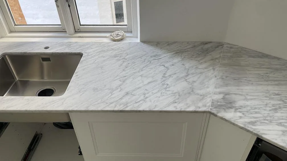 Køkkenbordplade i Carrara C, Aarhus C – billede 2