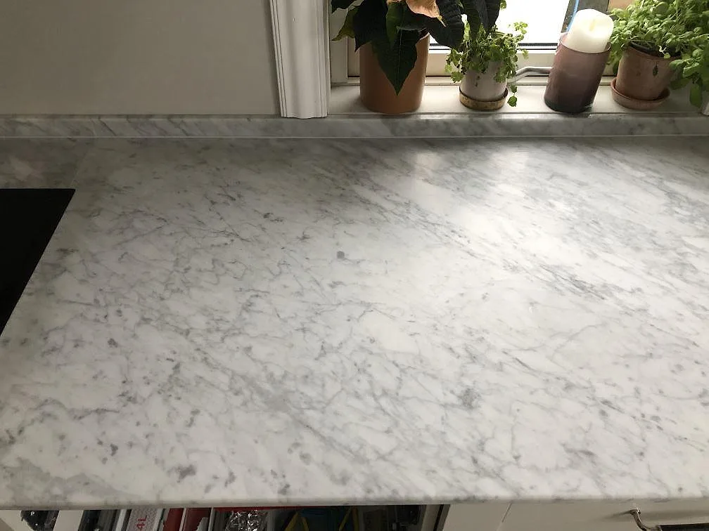 Køkkenbordplade i Carrara C, Borås