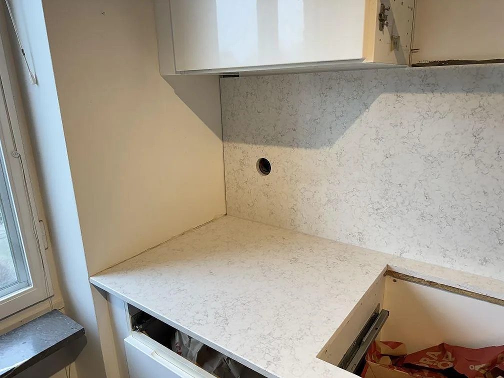 Køkkenbordplade i Carrara C, Borrby – billede 3