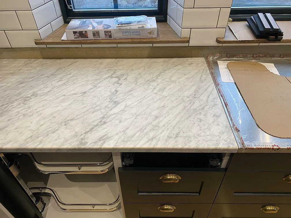 Køkkenbordplade i Carrara C, Brantevik – billede 8