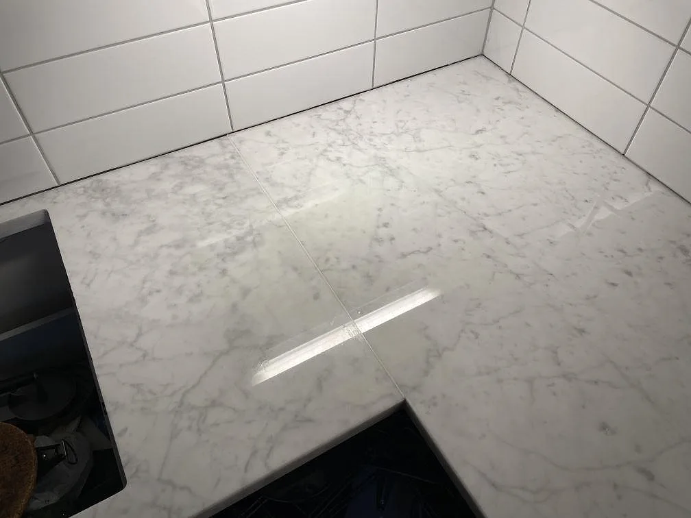 Køkkenbordplade i Carrara C, Bromma – billede 5