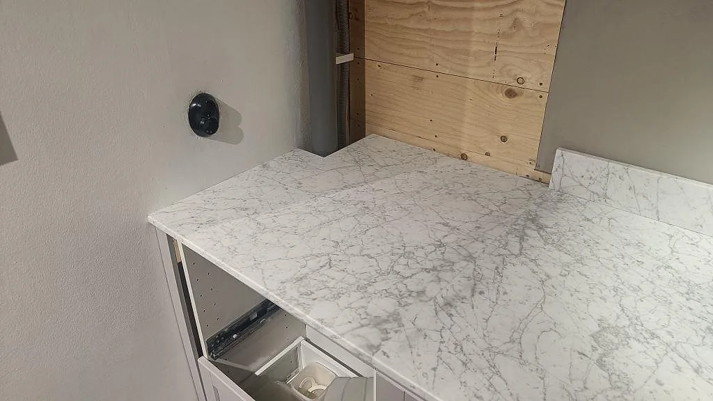 Køkkenbordplade i Carrara C, Bunkeflostrand – billede 2