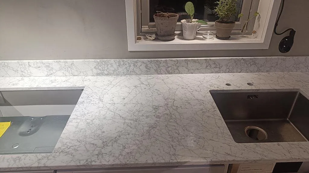 Køkkenbordplade i Carrara C, Bunkeflostrand – billede 4