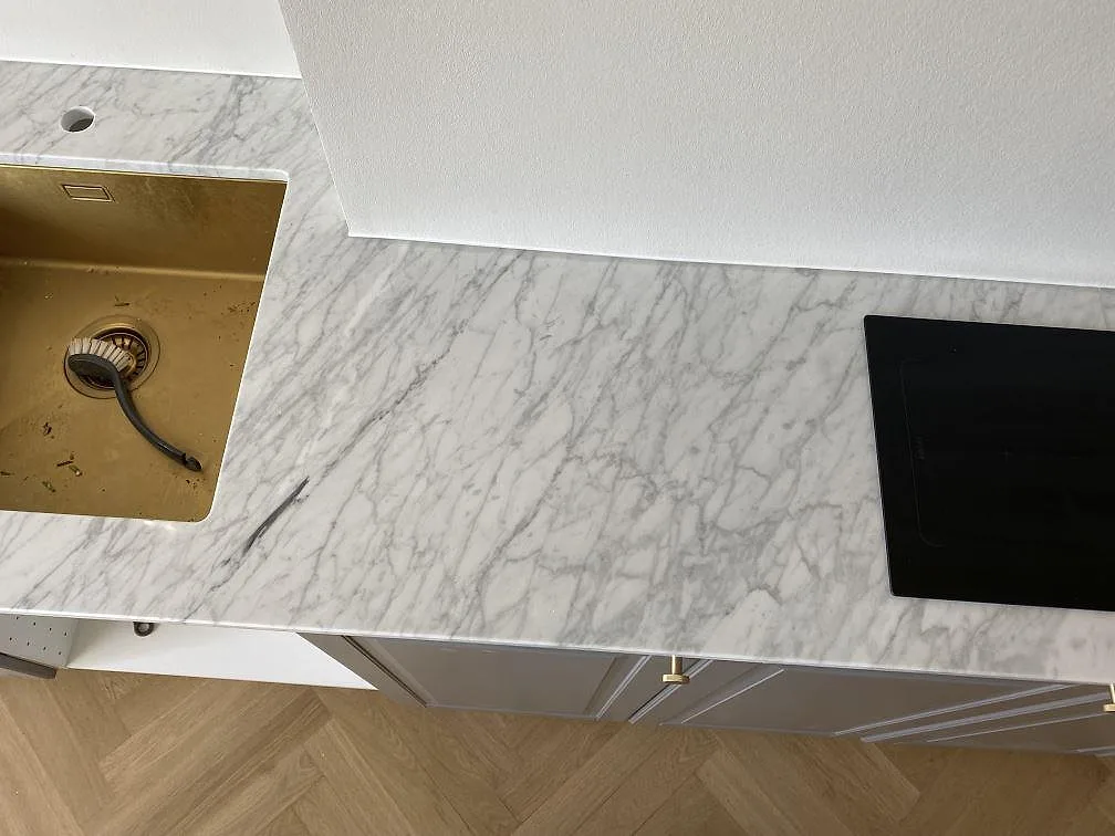 Køkkenbordplade i Carrara C, Charlottenlund – billede 4