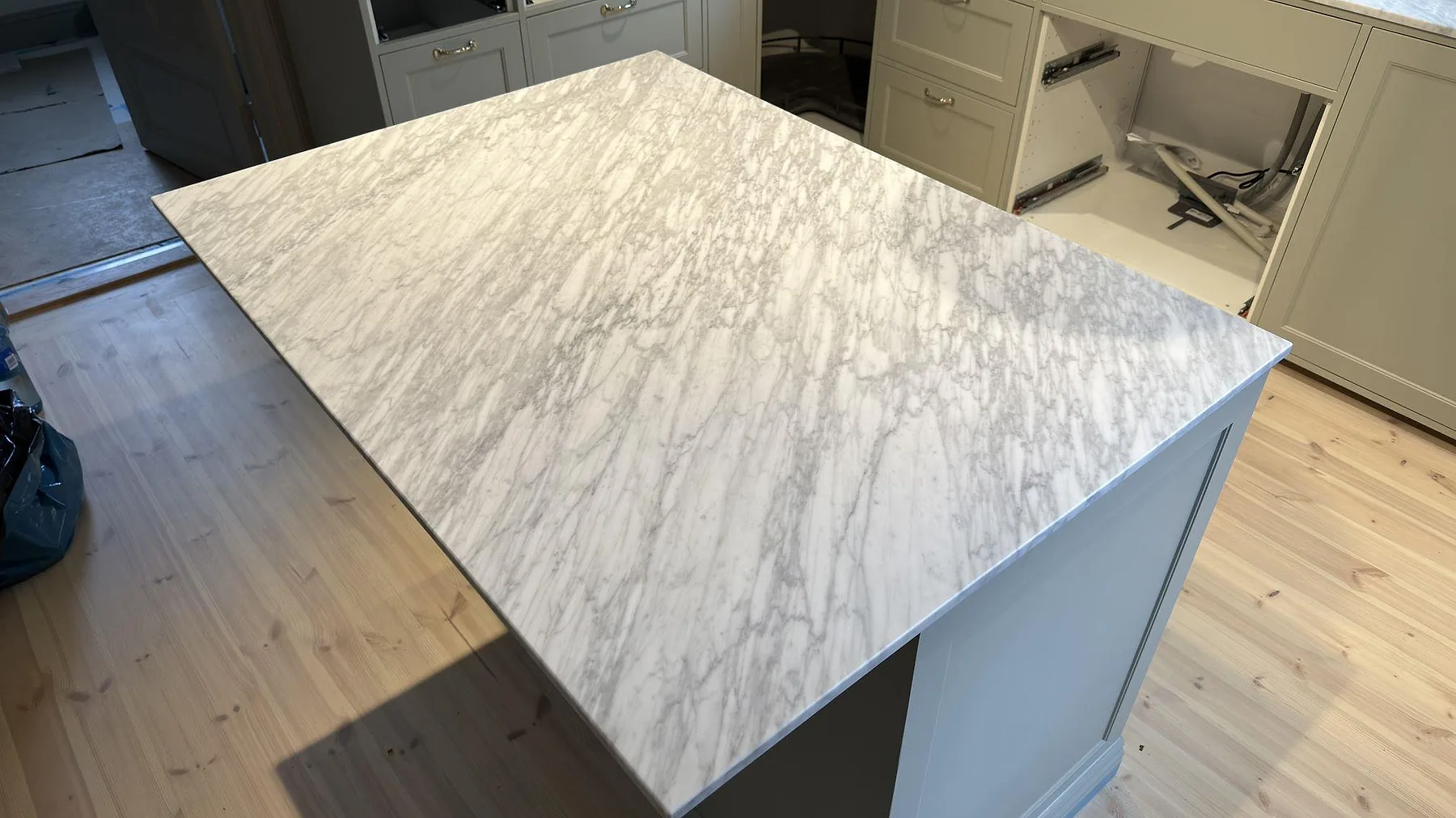 Køkkenbordplade i Carrara C, Djursholm – billede 4