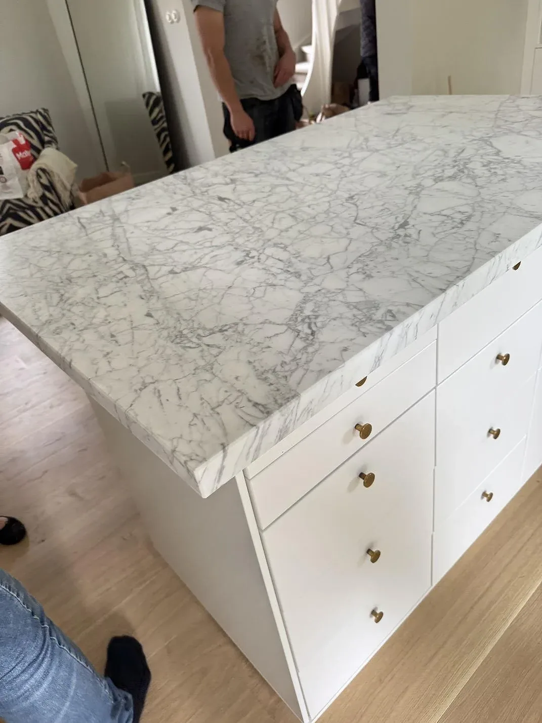 Køkkenbordplade i Carrara C, Falsterbo – billede 4