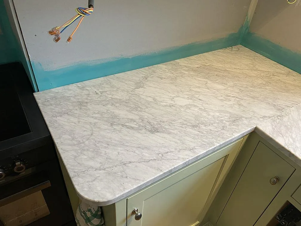 Køkkenbordplade i Carrara C, Falsterbo – billede 2