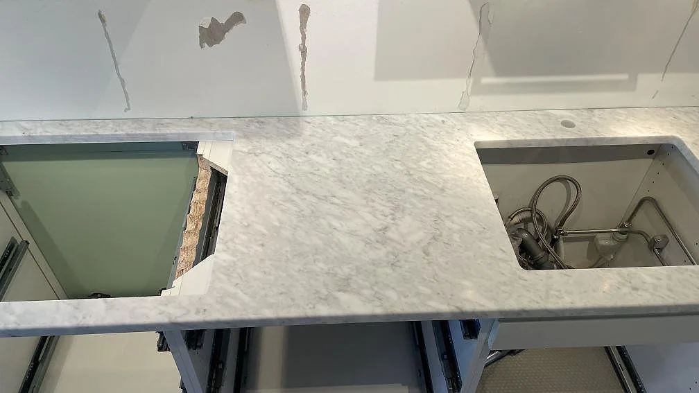 Køkkenbordplade i Carrara C, Falsterbo – billede 4