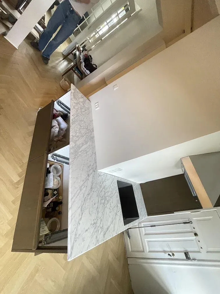 Køkkenbordplade i Carrara C, Frederiksberg C – billede 2