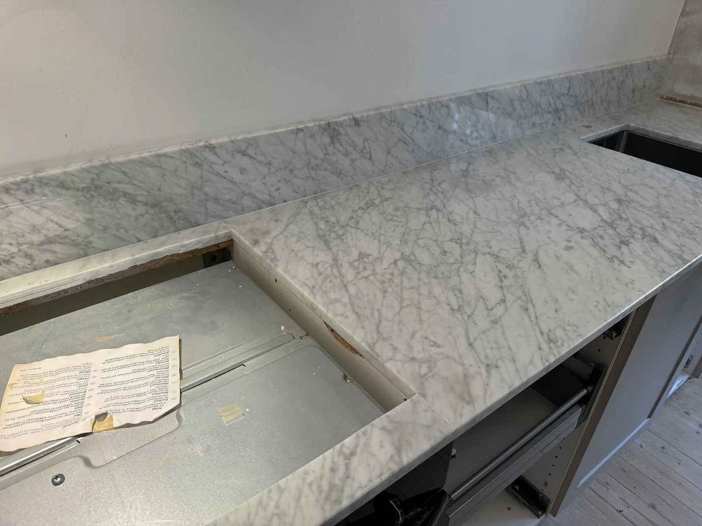 Køkkenbordplade i Carrara C, Göteborg – billede 4