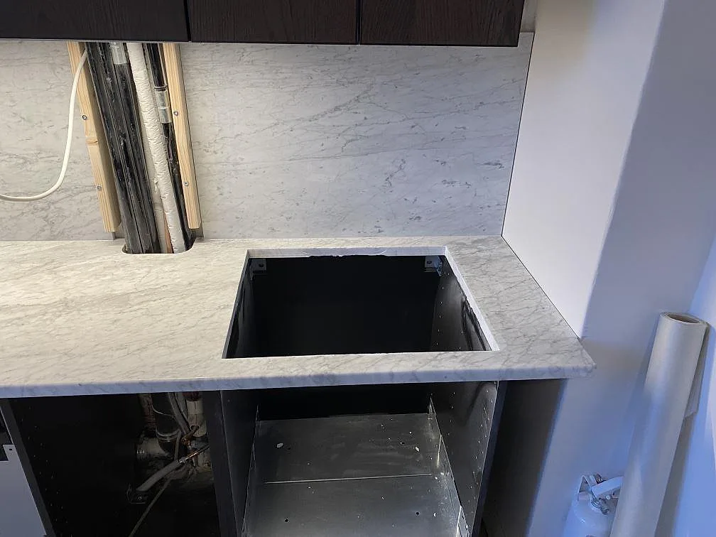Køkkenbordplade i Carrara C, Göteborg – billede 4
