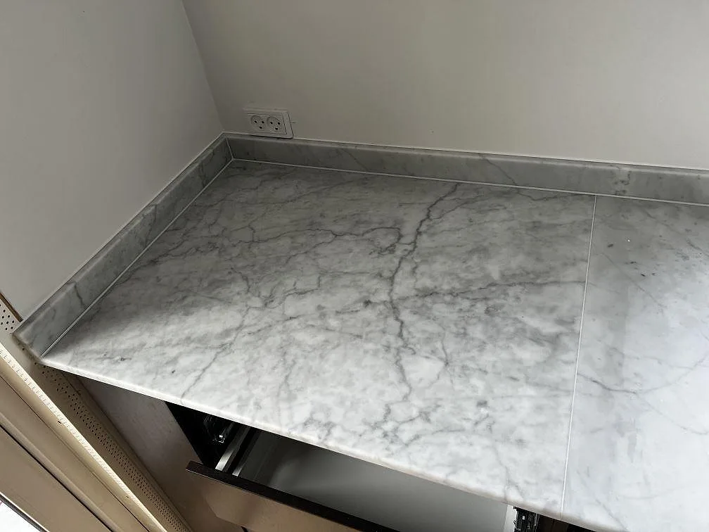 Køkkenbordplade i Carrara C, Greve – billede 4