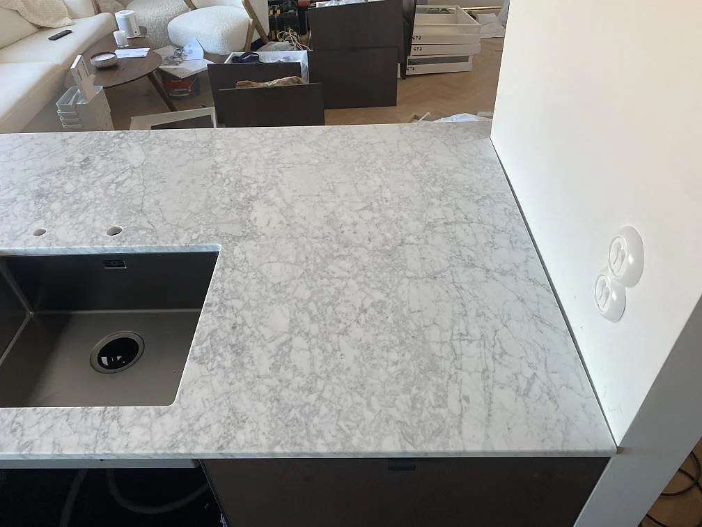 Køkkenbordplade i Carrara C, Helsingborg – billede 4