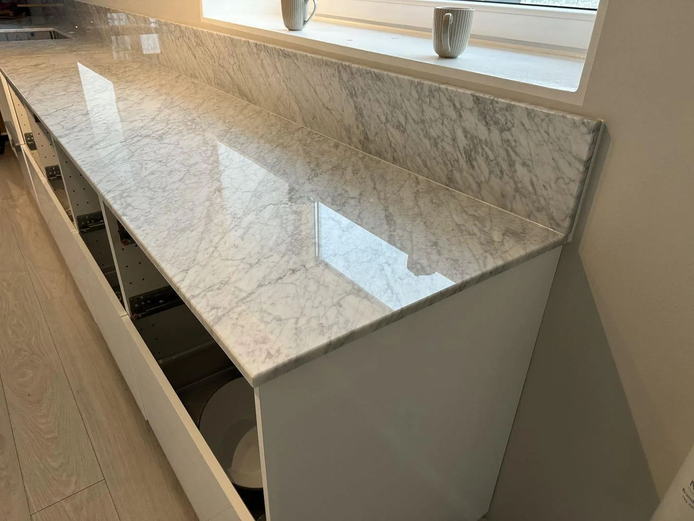 Køkkenbordplade i Carrara C, Höganäs – billede 7