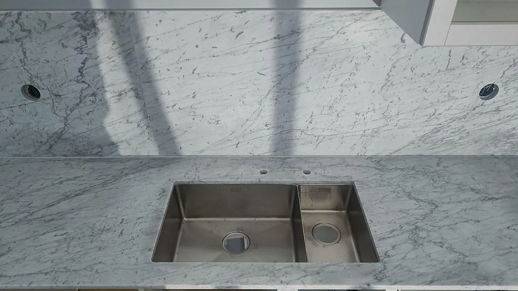 Køkkenbordplade i Carrara C, Klagstorp – billede 2