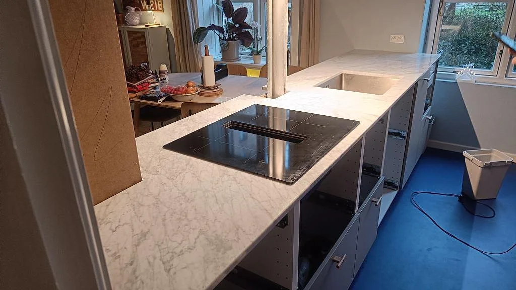 Køkkenbordplade i Carrara C, København Ø
